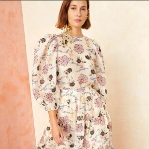 Ulla Johnson Blouse in Quartz.  Size 6